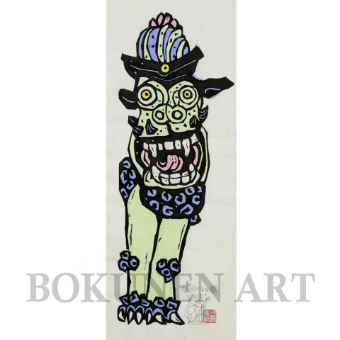 ちがってていい　木版画|