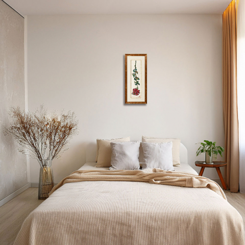 あかばな一枝　木版画|